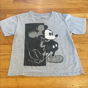 Disney Grey Mickey Mouse Short Sleeve Tee